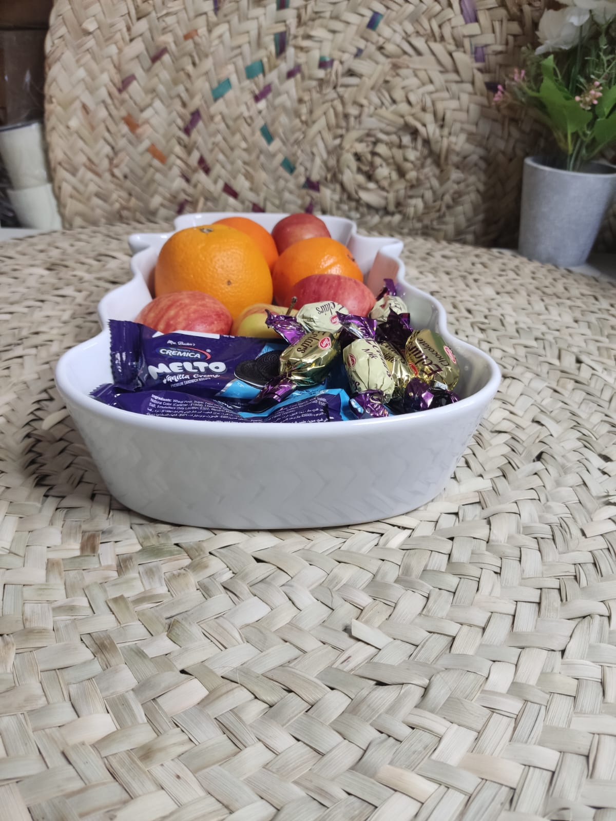 Stylish Large Snowman-Shaped Dish Bowl - Diqqawi Plates