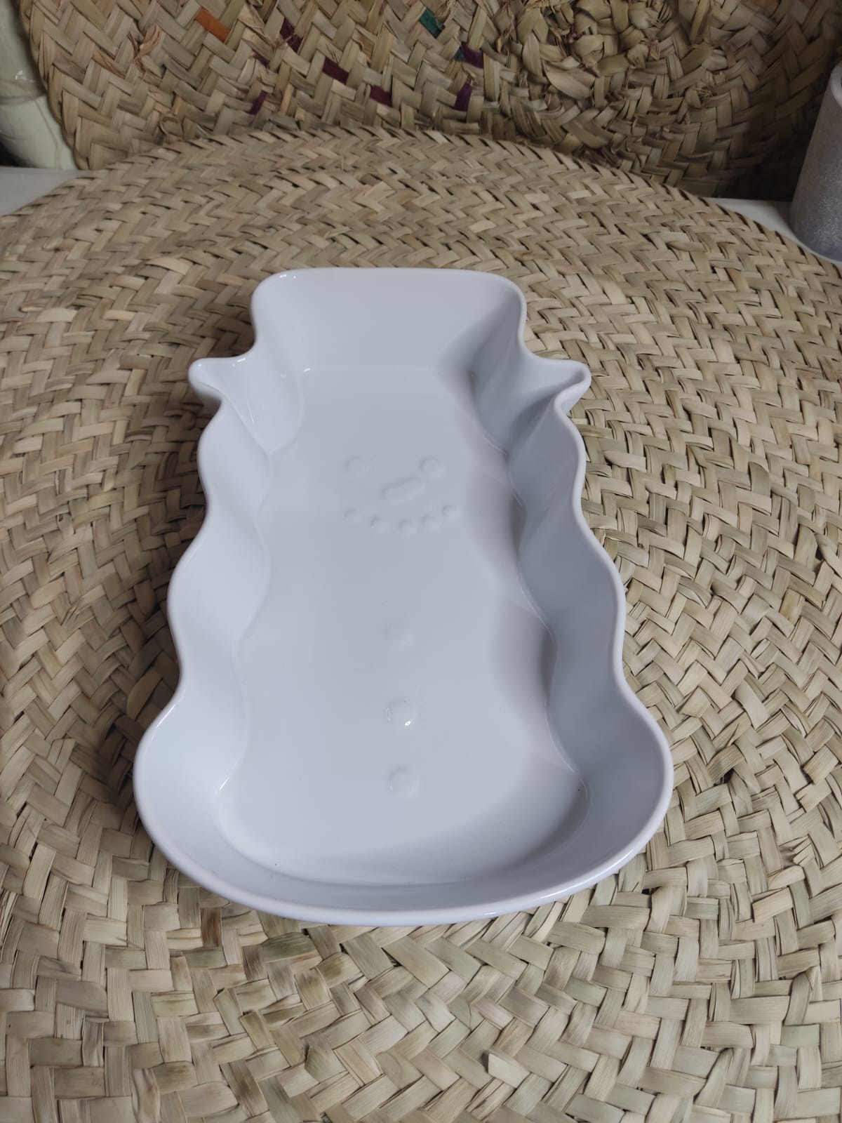 Stylish Large Snowman-Shaped Dish Bowl - Diqqawi Plates