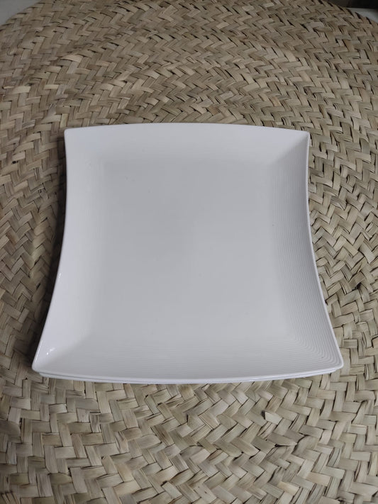 Luxury Porcelain Serving plate - Square styl8 - Diqqawi Plates