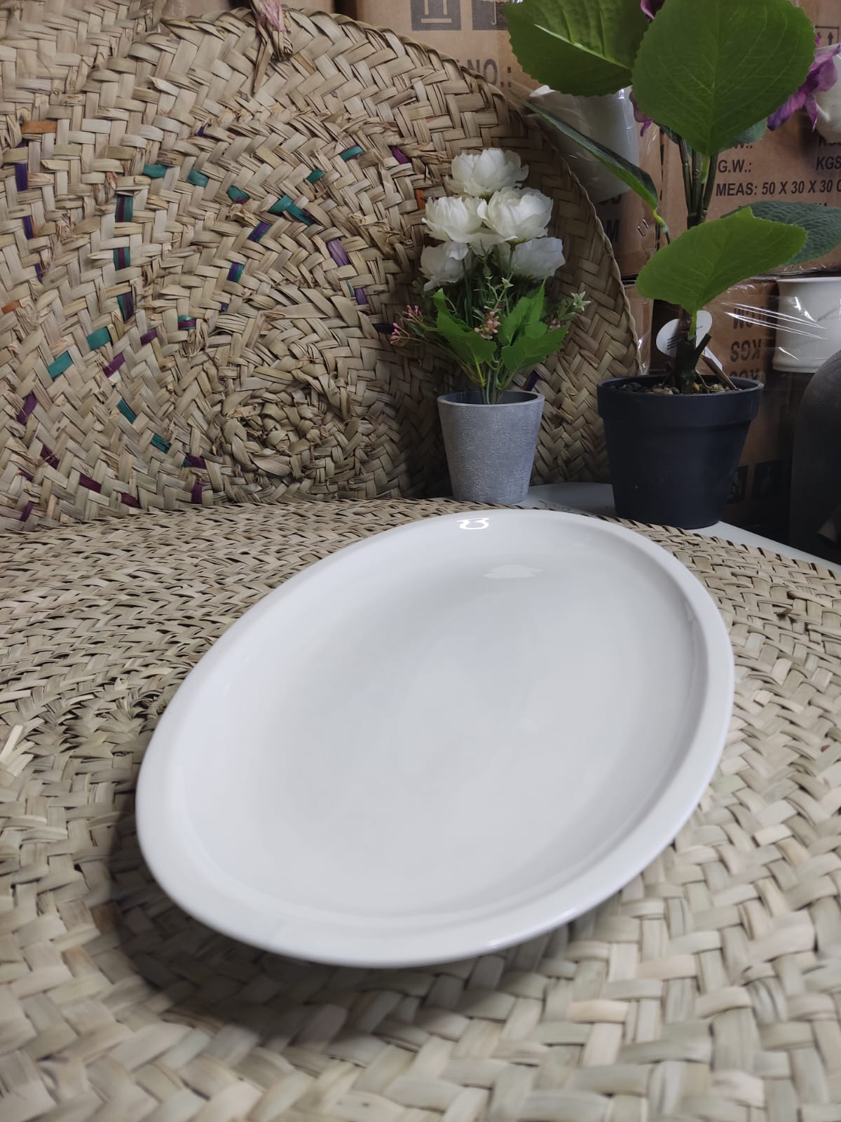 Extra Large Oval Dish plate styl27 - Diqqawi Plates