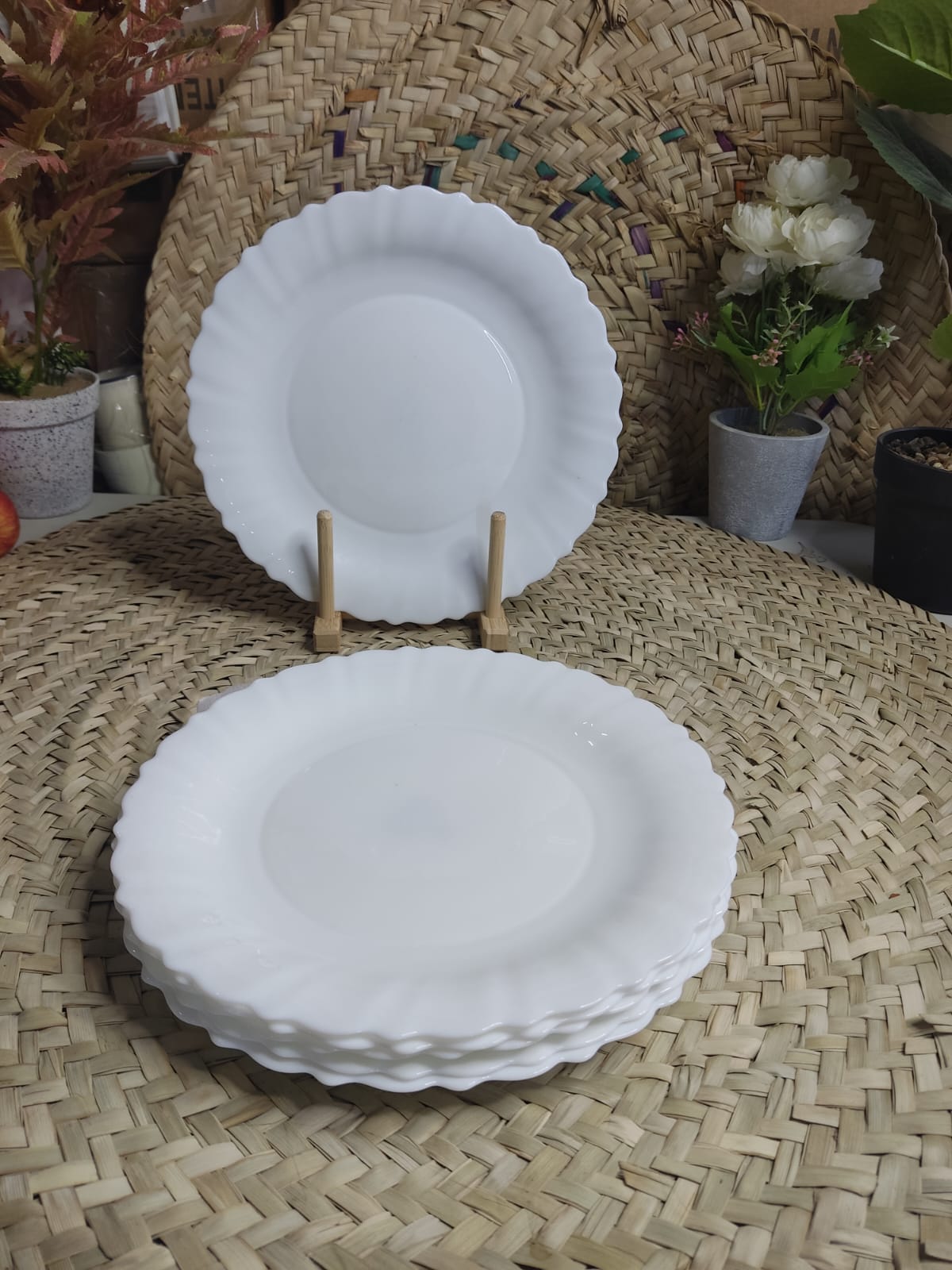 26 pcs Opal Dinner set styl4 - Diqqawi Plates
