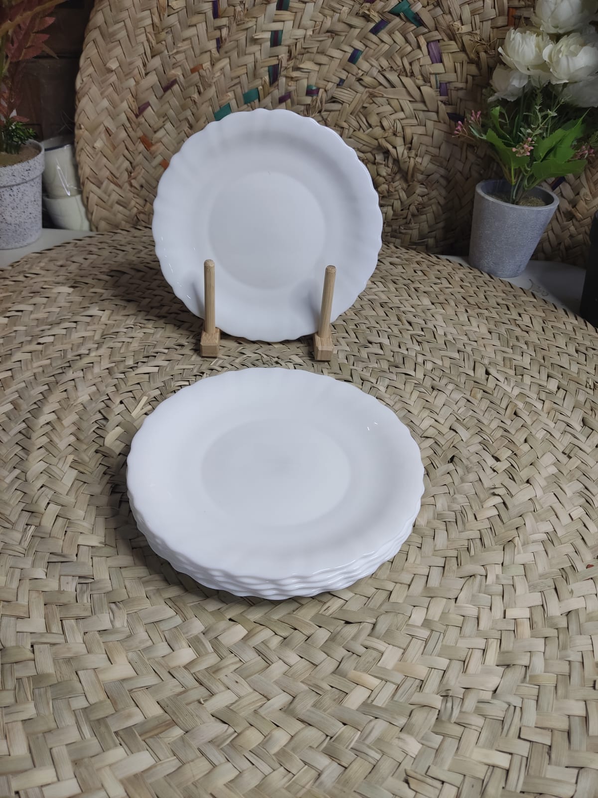 26 pcs Opal Dinner set styl4 - Diqqawi Plates