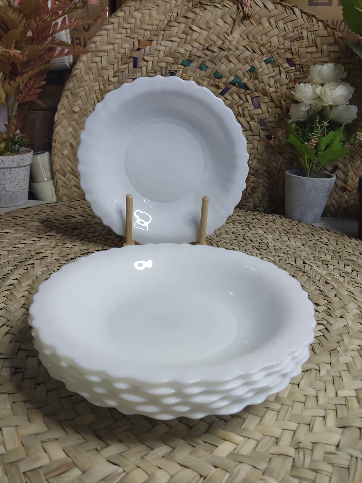 26 pcs Opal Dinner set styl4 - Diqqawi Plates