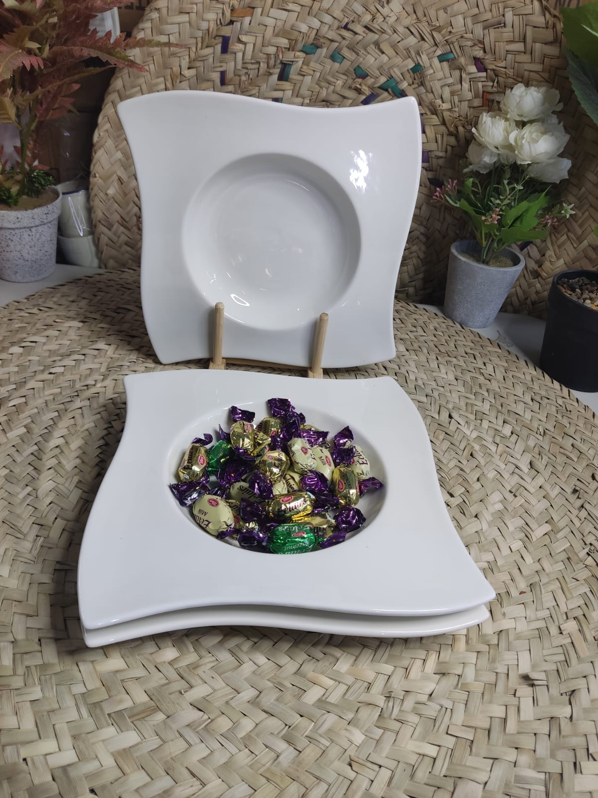 Luxury Porcelain Pasta Plate styl5 - Diqqawi Plates