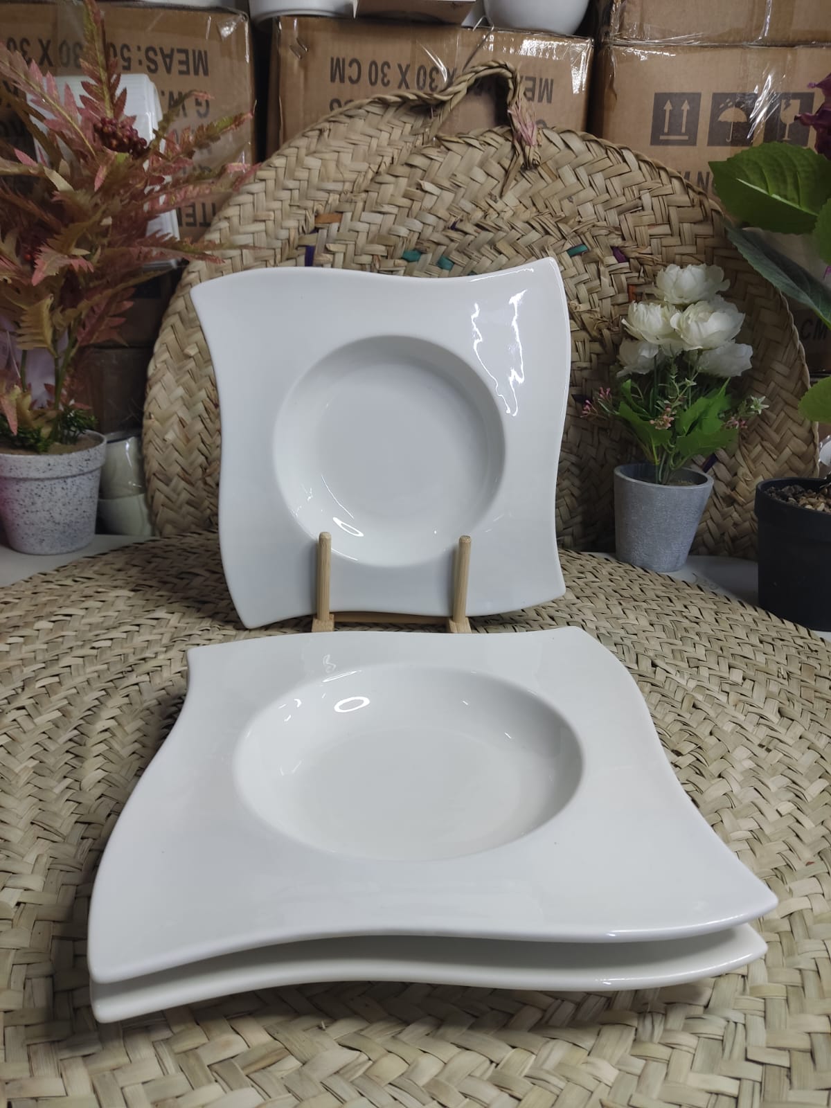 Luxury Porcelain Pasta Plate styl5 - Diqqawi Plates