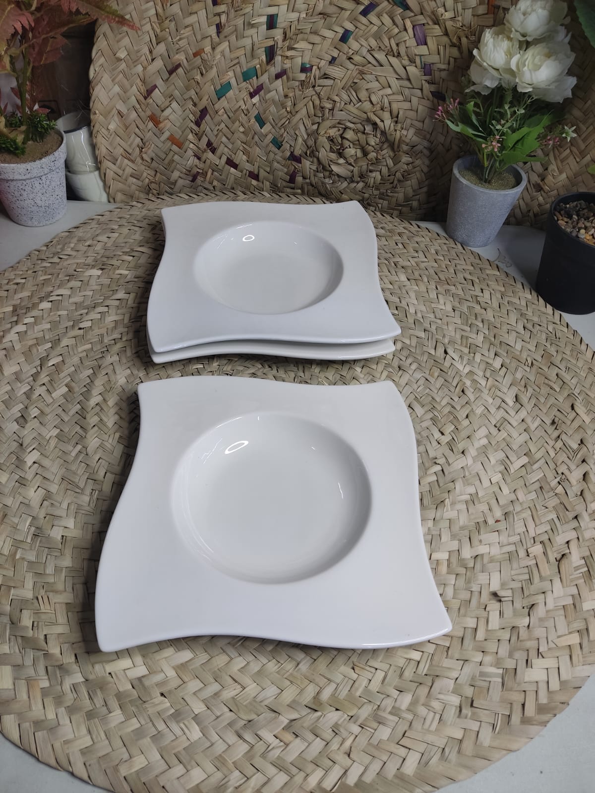 Luxury Porcelain Pasta Plate styl5 - Diqqawi Plates
