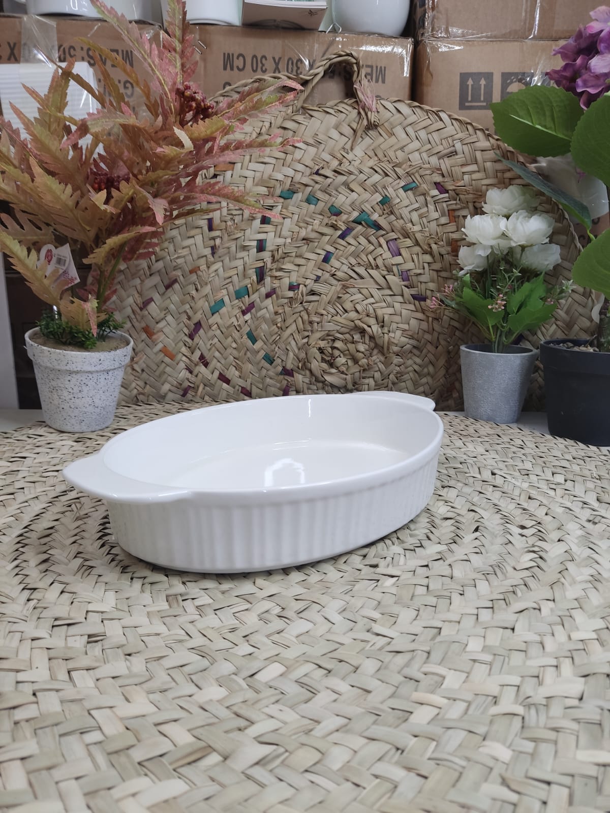 Premium Oval Serving Bowl for oven - Diqqawi Plates
