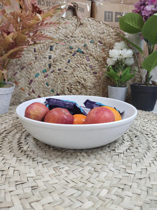 Large Porcelain Salad Bowl styl44 - Diqqawi Plates