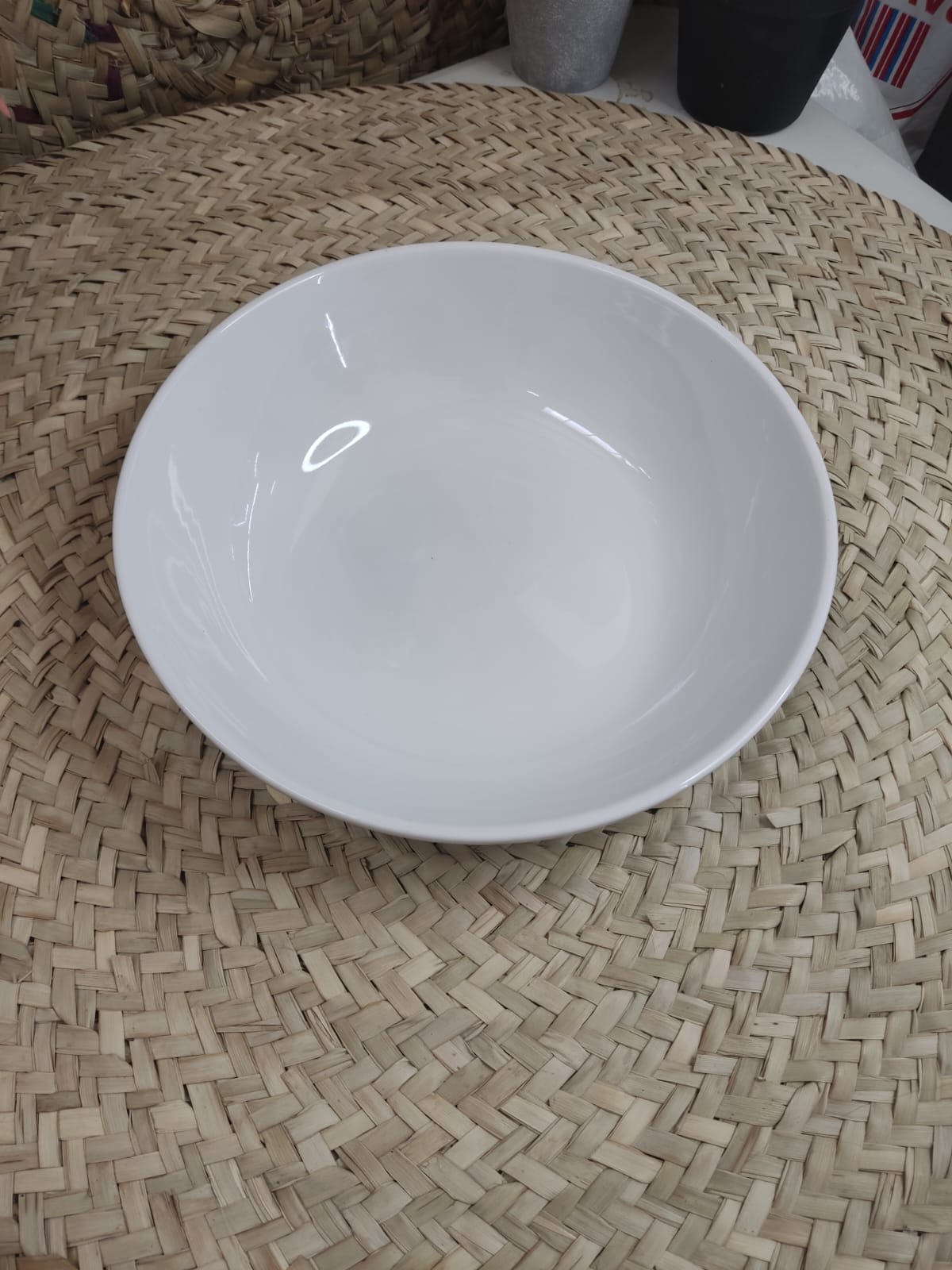 Large Porcelain Salad Bowl styl44 - Diqqawi Plates