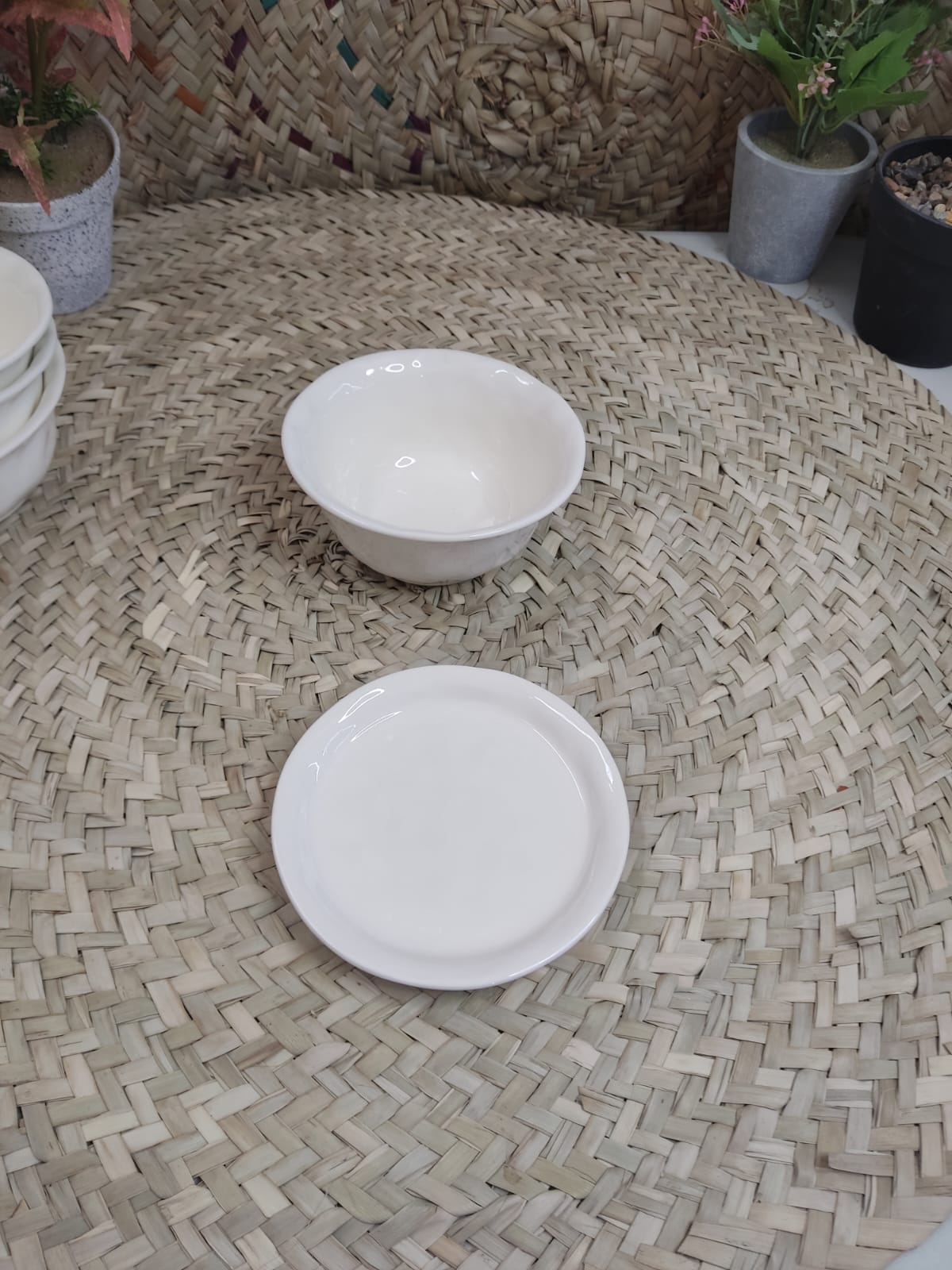 Eterna Luxe Porcelain Bowl with Plate - Diqqawi Plates