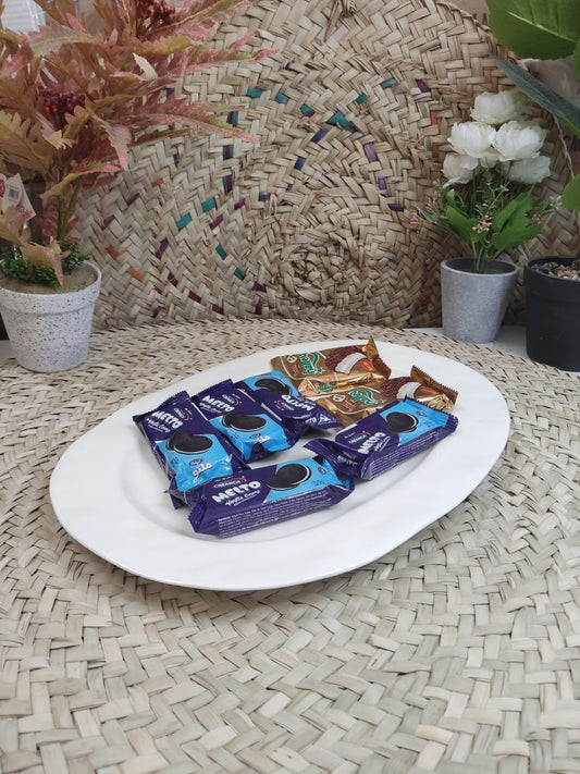 Large Porcelain Serving Plate 41cm - Diqqawi Plates