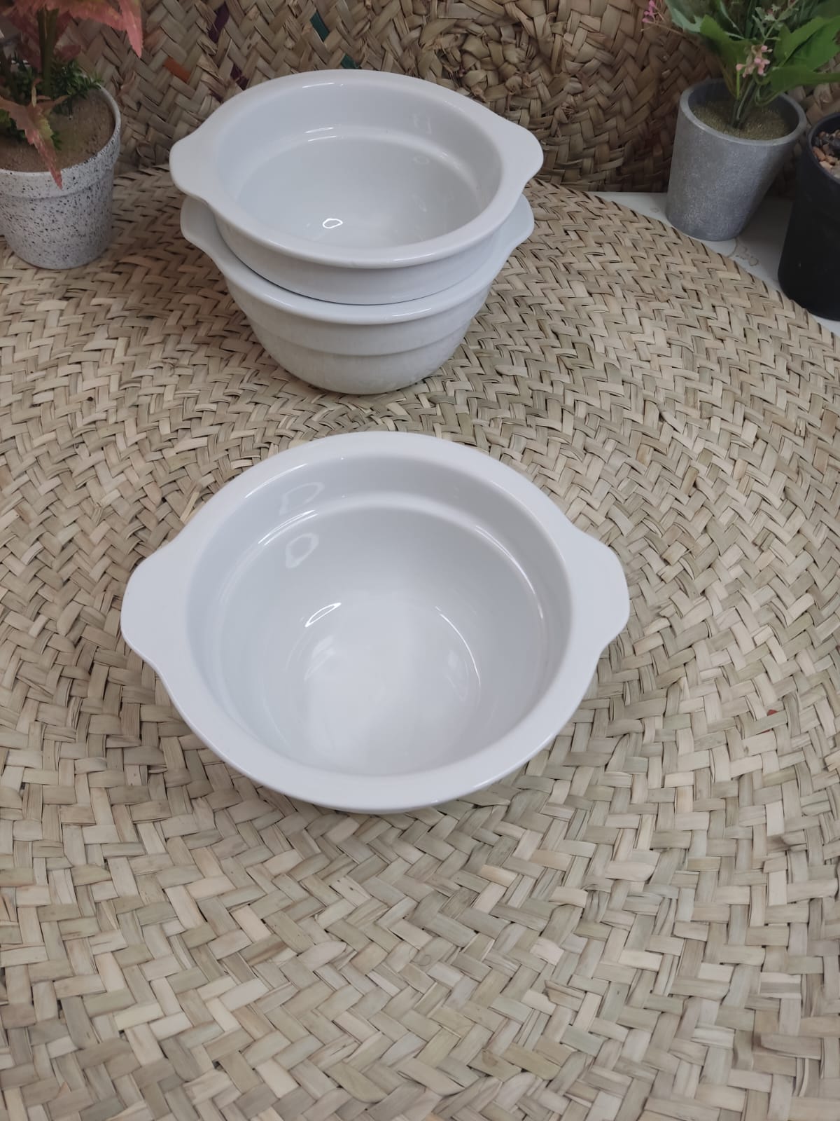 Medium Luxury Porcelain Bowl – Bright Gray - Diqqawi Plates