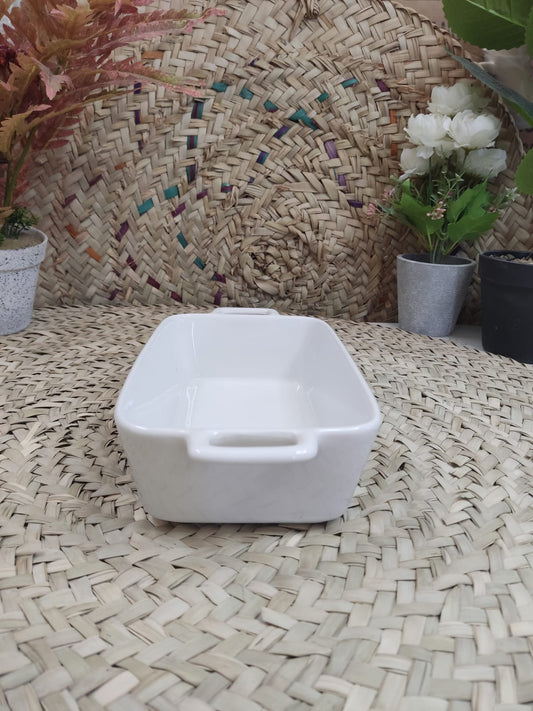 Medium Porcelain Rectangular Dish Bowl styl20 - Diqqawi Plates