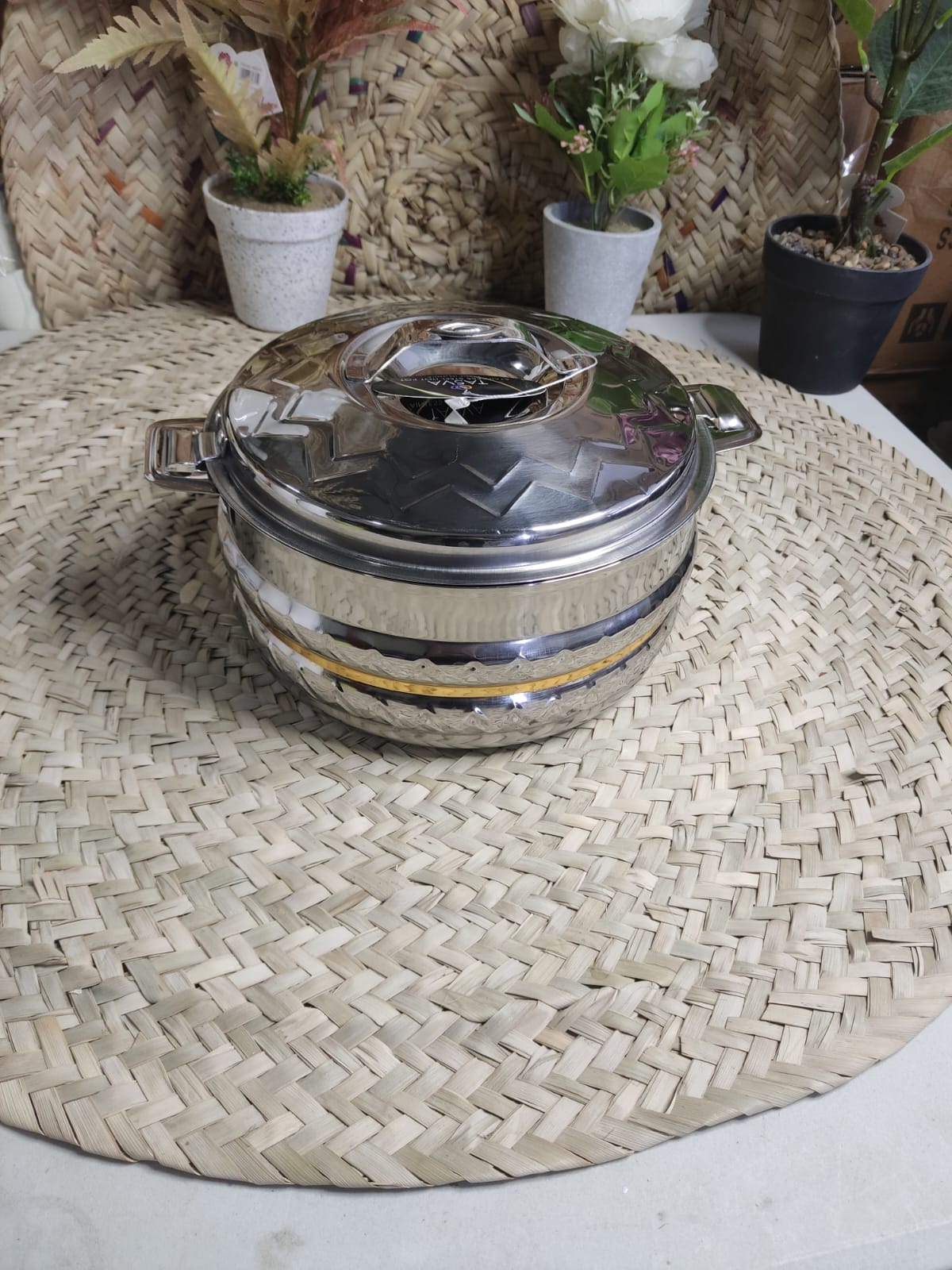 Stainless Steel New Diamond Hotpot - Diqqawi Plates