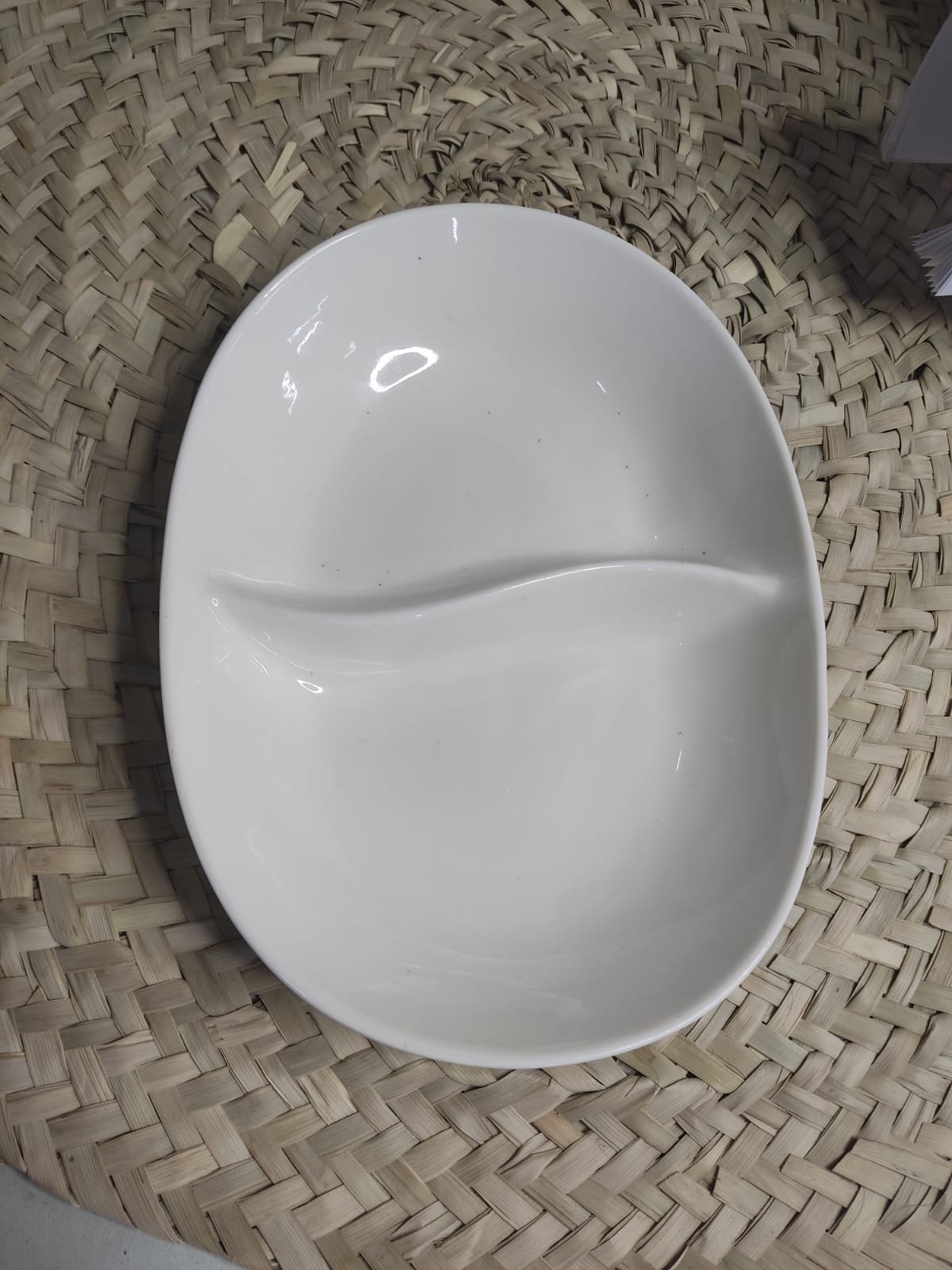 Divider Plate (2 compartments) - Diqqawi Plates