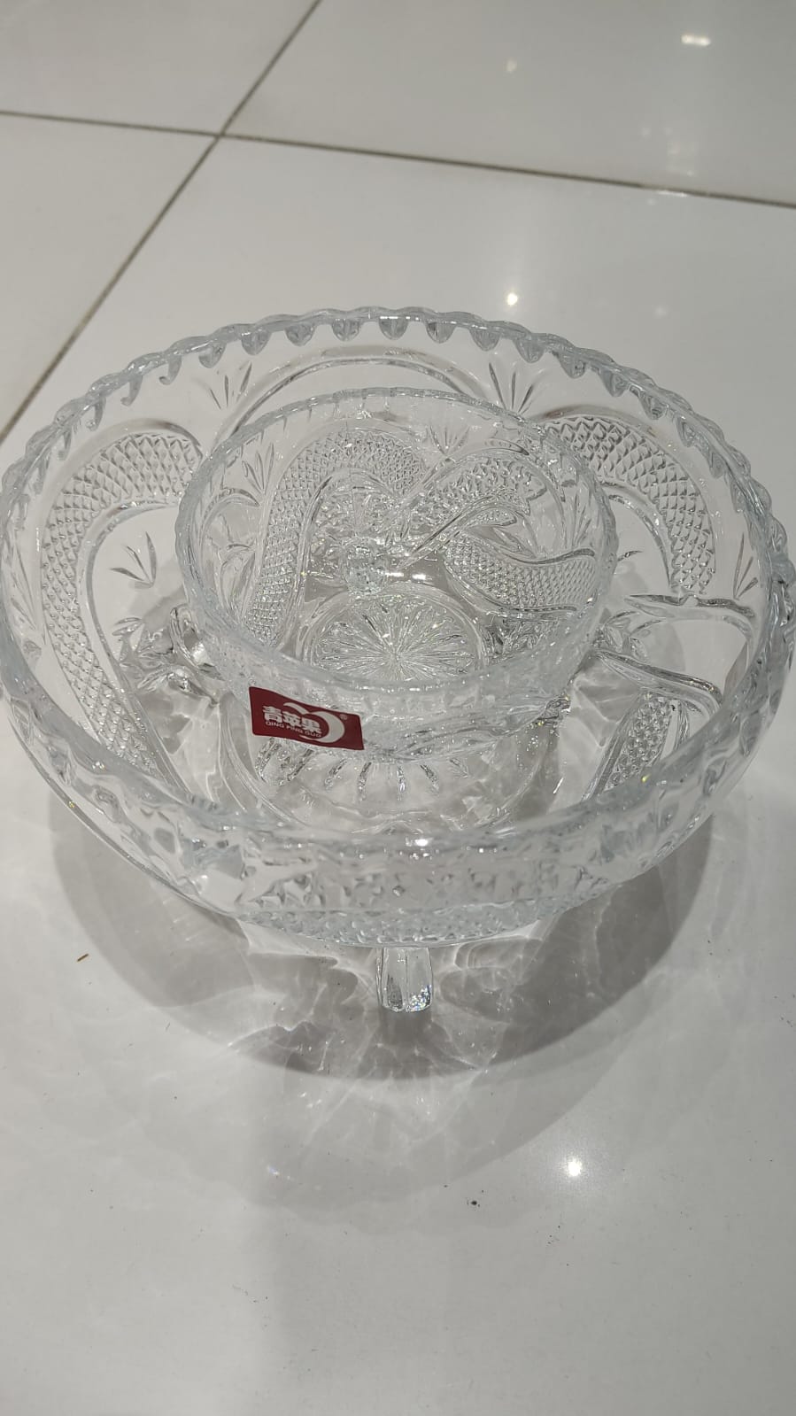 7pcs set Glass Serving Dessert Bowls styl3 - Diqqawi Plates