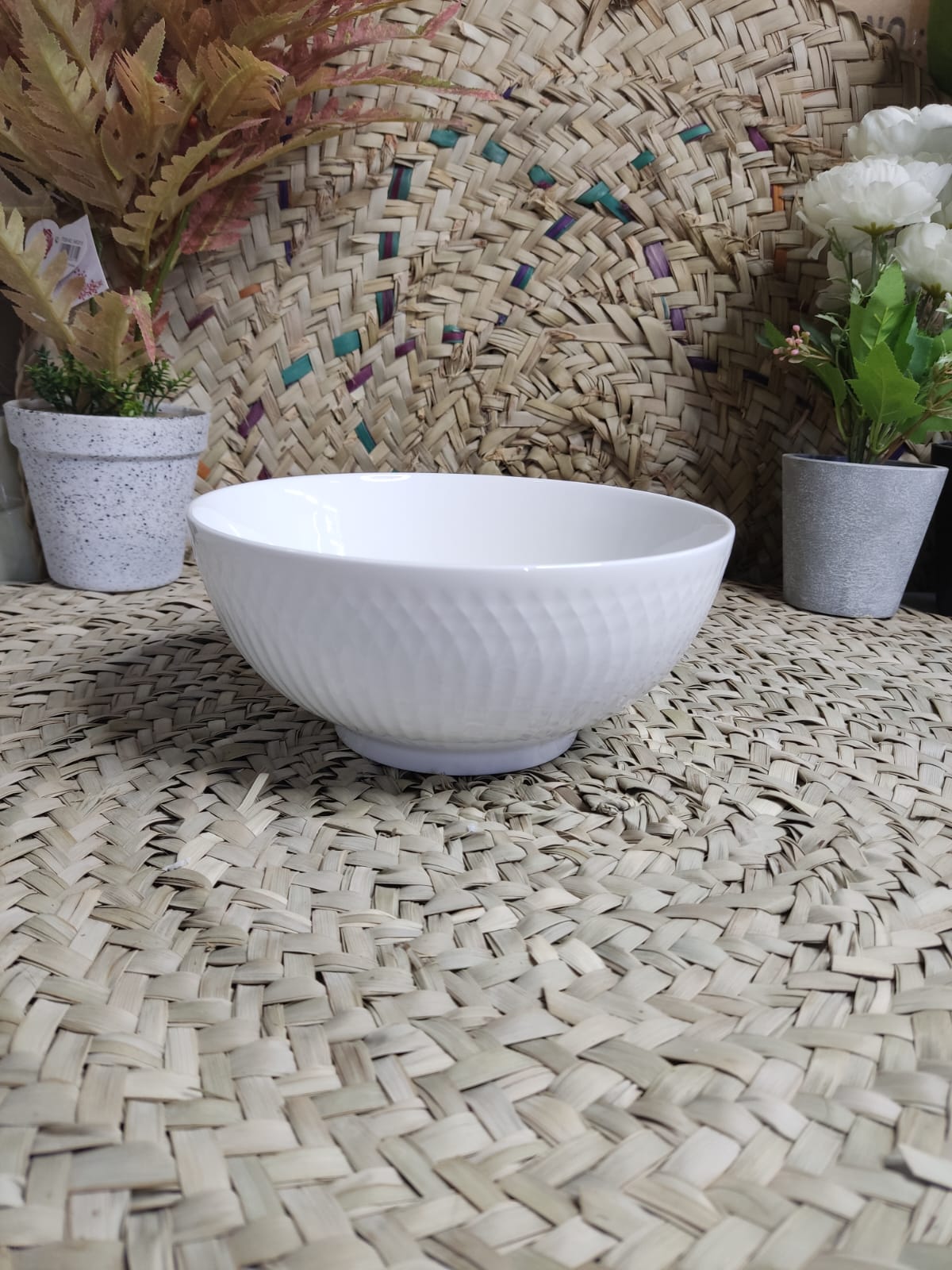 Premium Porcelain Serving Bowl Set – 7 Pieces model B - Diqqawi Plates