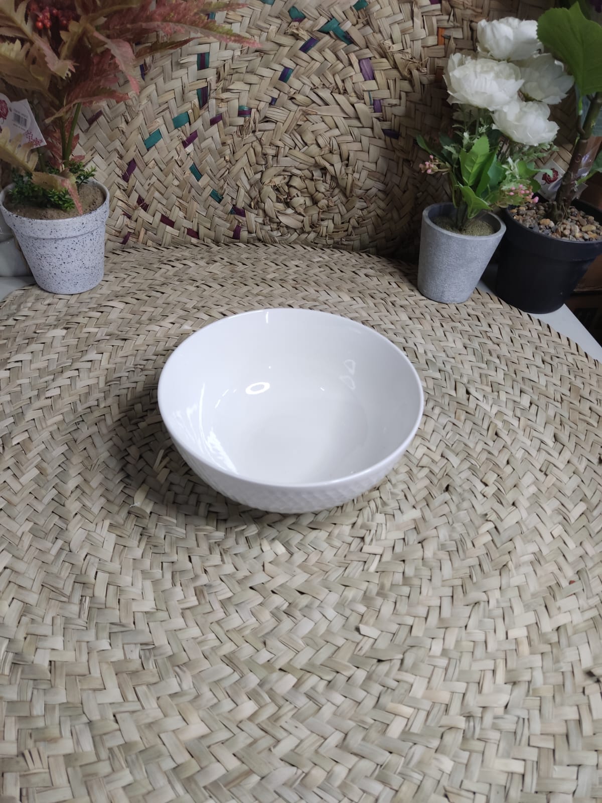 Premium Porcelain Serving Bowl Set – 7 Pieces model B - Diqqawi Plates