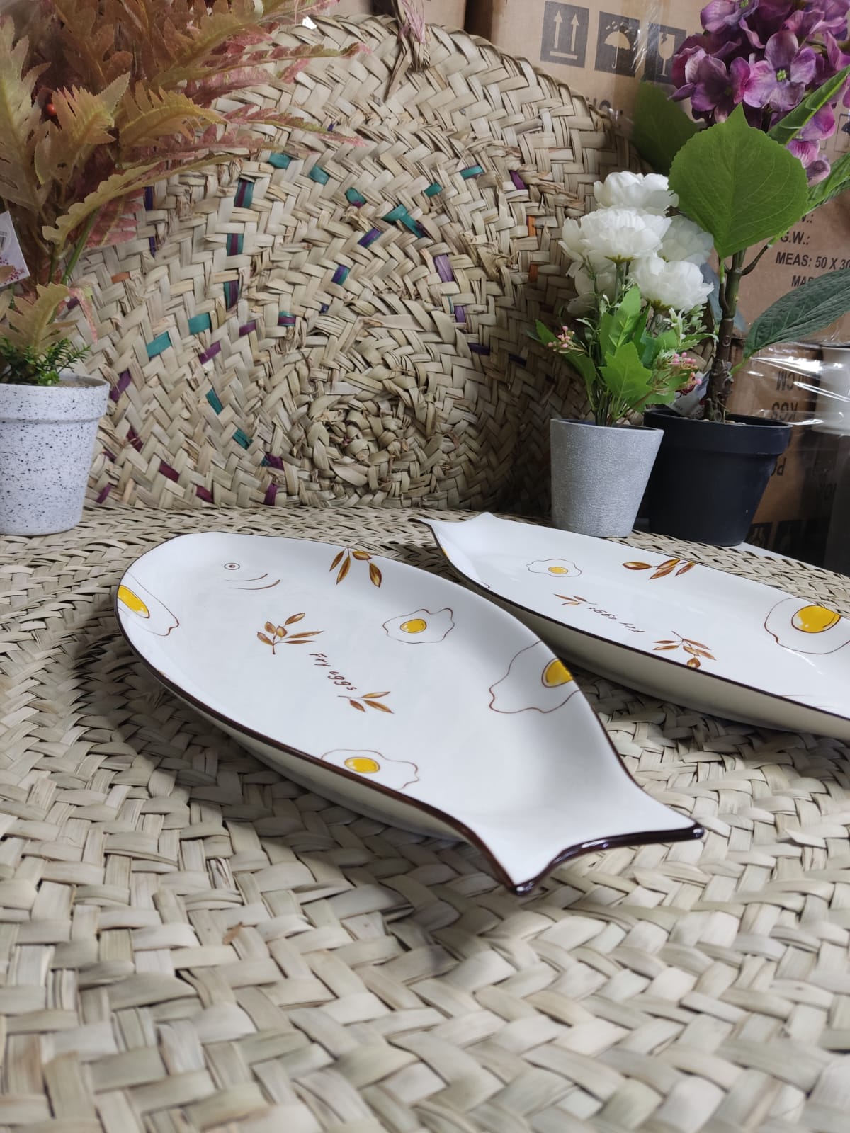 Decorative Large Fish Plate for Multiple purpose - Diqqawi Plates