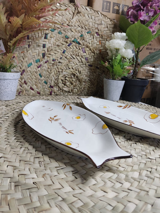 Decorative Large Fish Plate for Multiple purpose - Diqqawi Plates