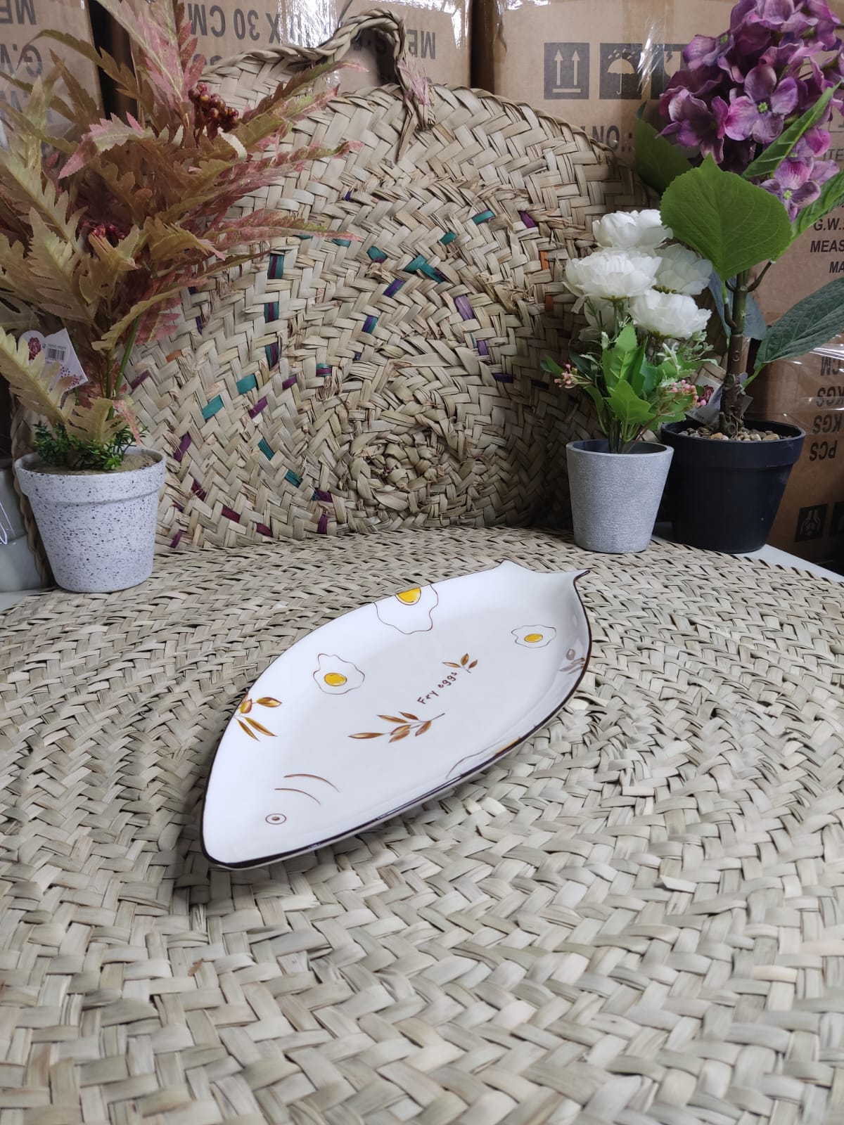 Decorative Large Fish Plate for Multiple purpose - Diqqawi Plates