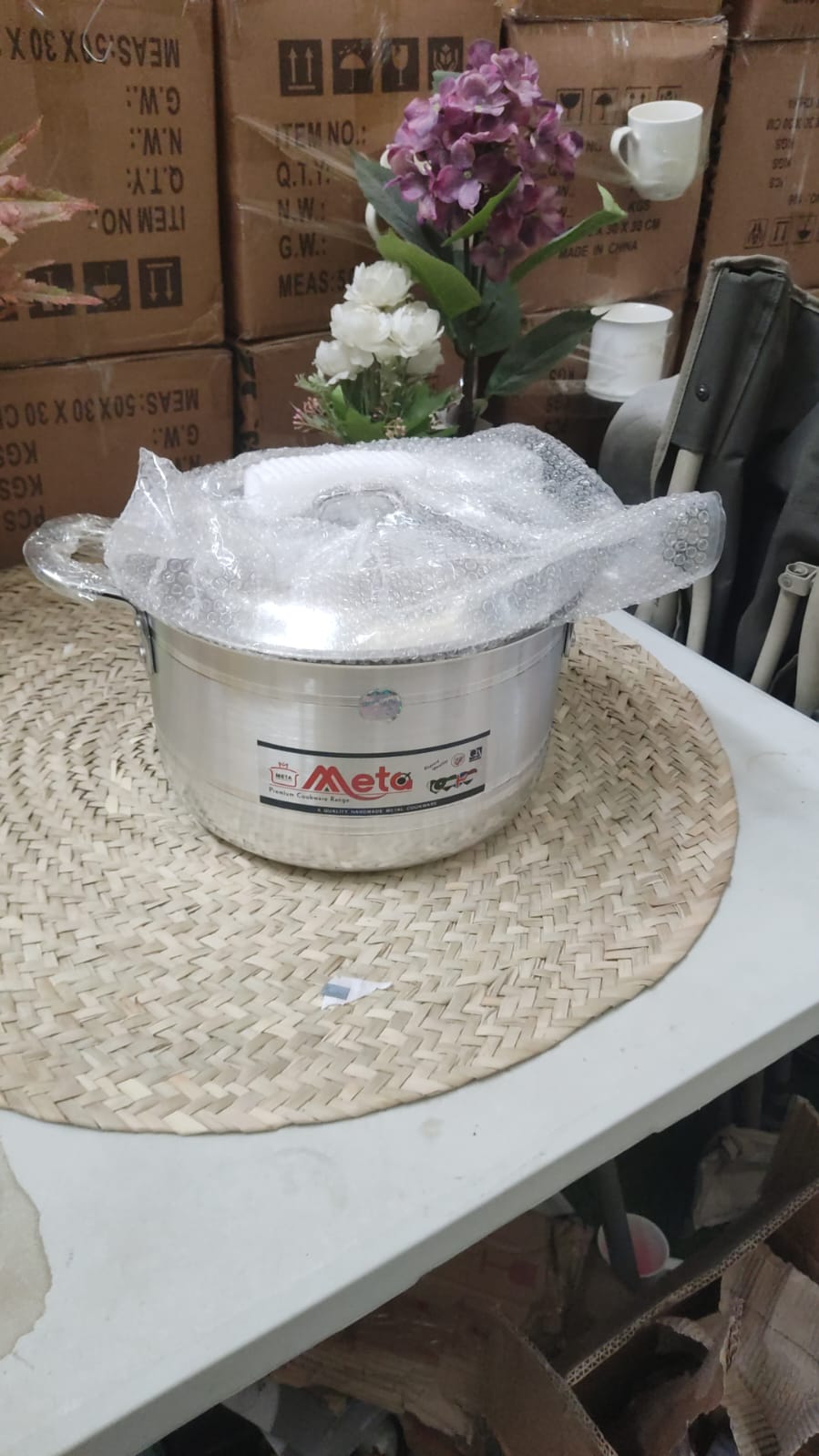 Heavy Aluminium Casserole Pot with Lid - Diqqawi Plates