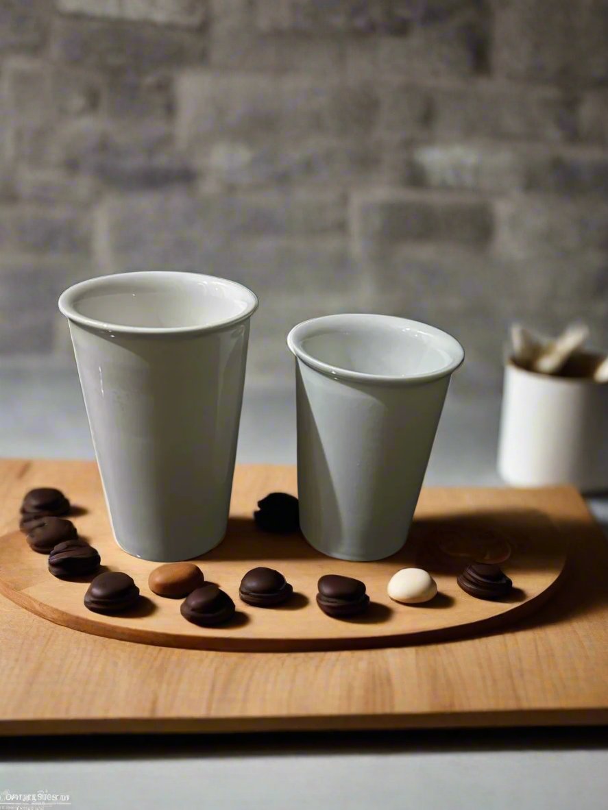 Ceramic Travel Mug Coffee Cup /vase - Diqqawi Plates