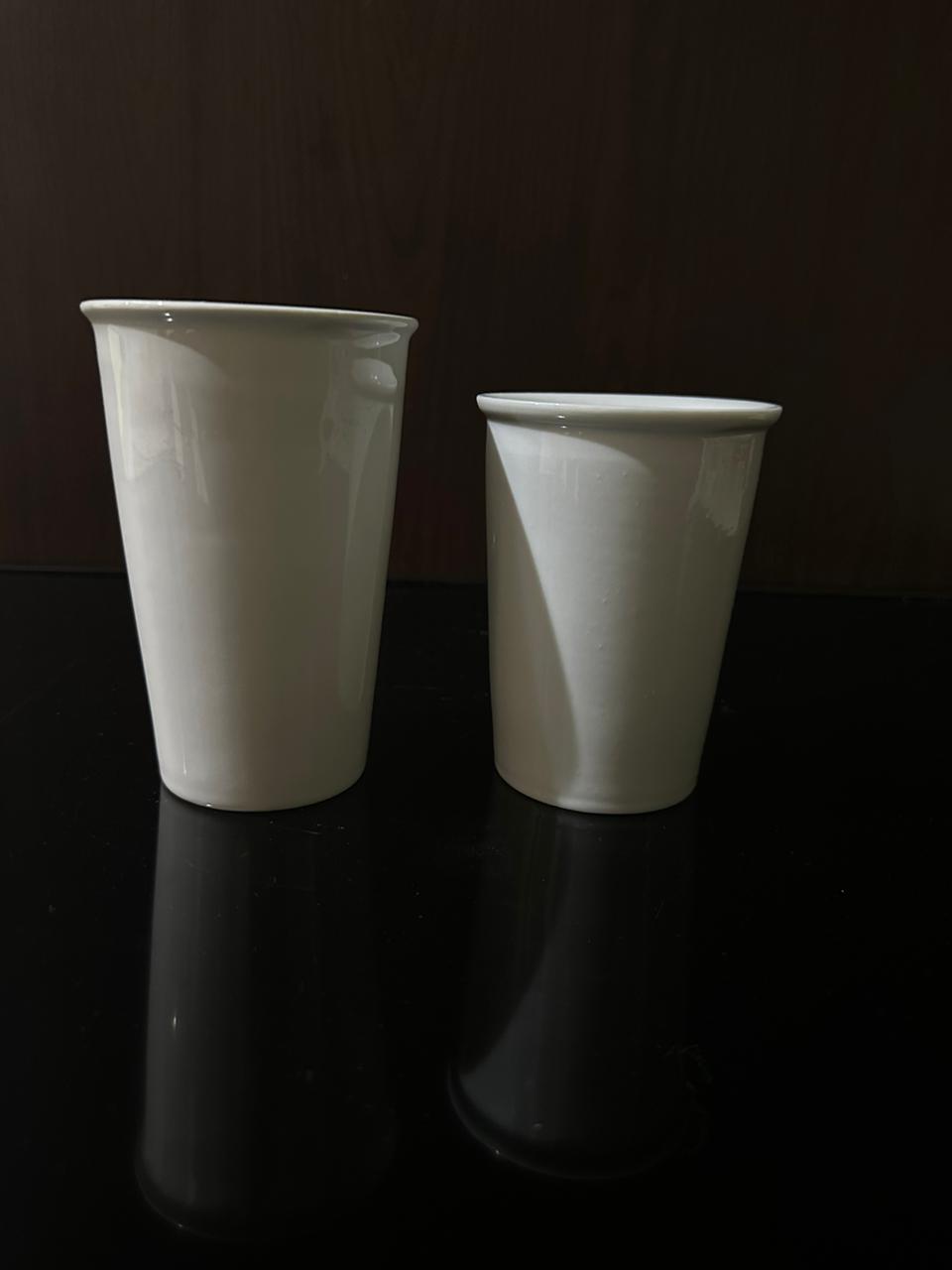 Ceramic Travel Mug Coffee Cup /vase - Diqqawi Plates