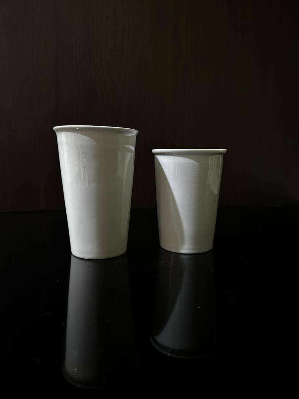 Ceramic Travel Mug Coffee Cup /vase - Diqqawi Plates