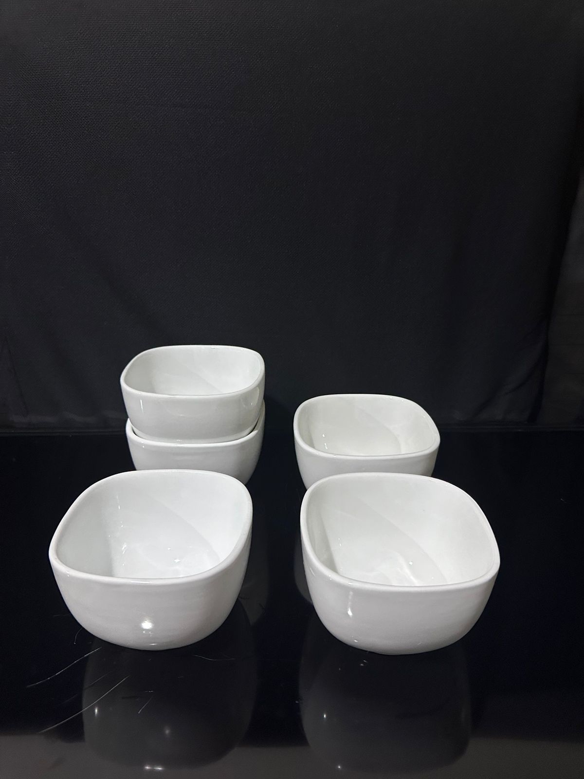 White Dish Bowl - styl-15 - Diqqawi Plates