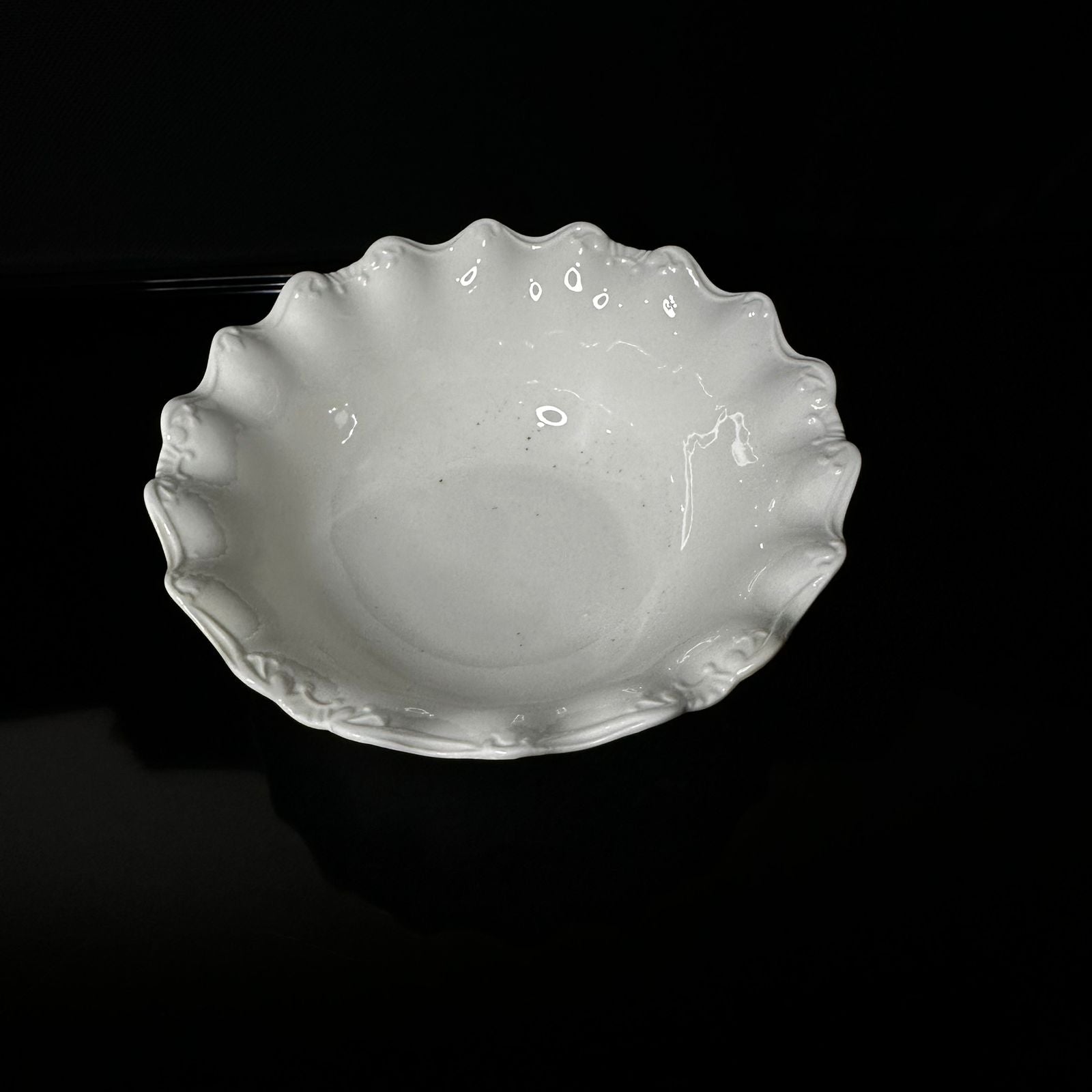White Dish Bowl - styl-19 - Diqqawi Plates