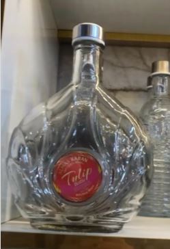 Crystal Bottle Glass 1 L - Diqqawi Plates