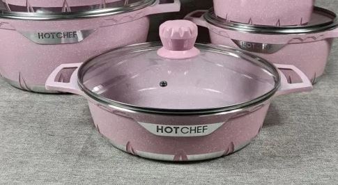 HotChef Eco-friendly Energy Saver Nonstick granite casserole - Diqqawi Plates