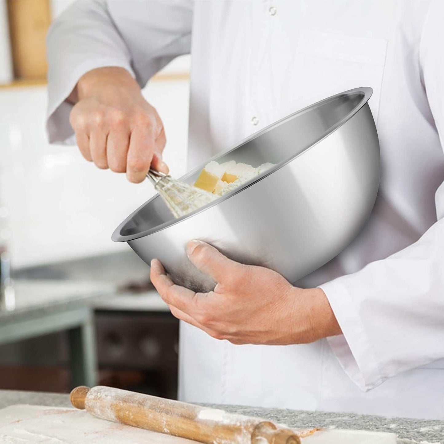 Stainless Steel Mixing Bowl - Diqqawi Plates