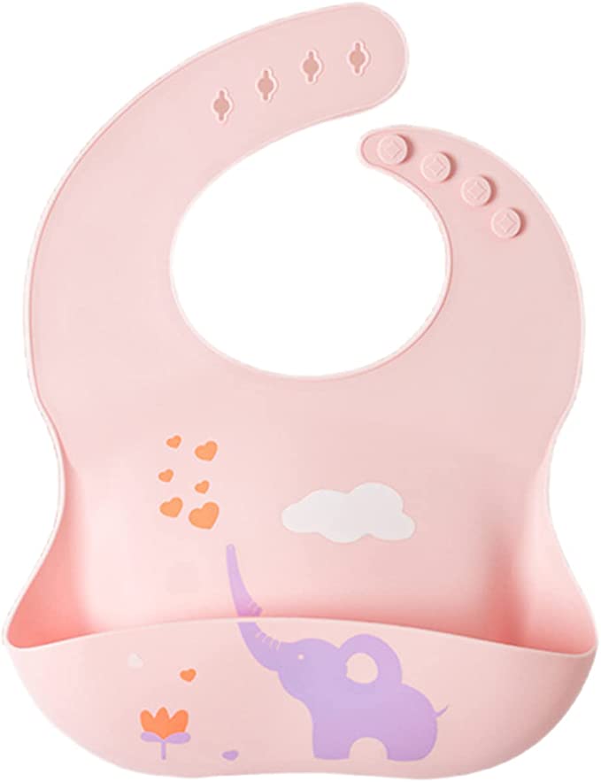 silicone baby bib waterproof for babies and toddlers - Diqqawi Plates