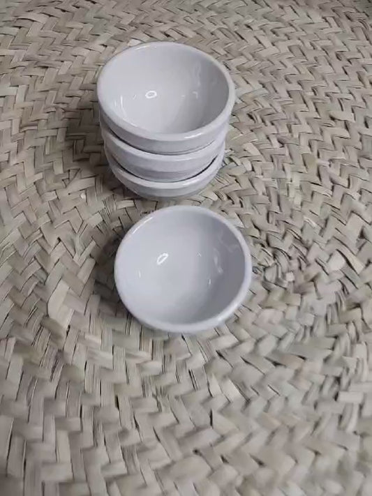 Small Porcelain Bowl for Spice Jam Dips