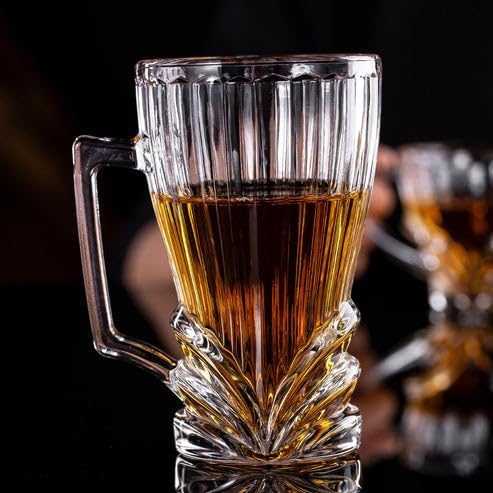 Premium Glass Cappuccino/Tea Cup - Transparent - Diqqawi Plates