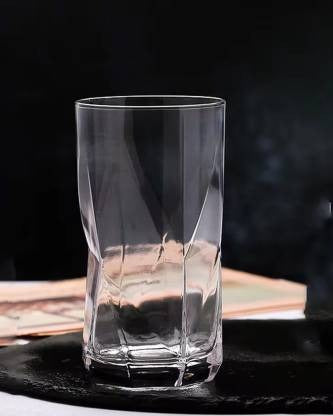 325ML Dimond Blade Edge Tumbler Glass for water - Diqqawi Plates