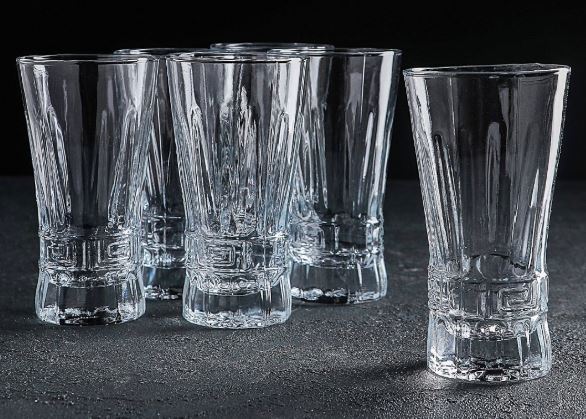 Versace Tumbler Glass Juice & water cup - Diqqawi Plates