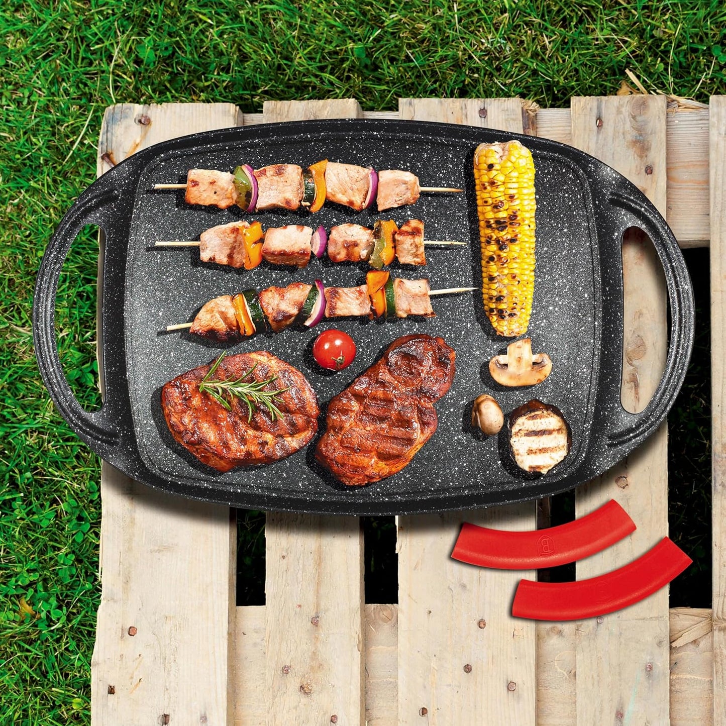Marble Grill Pan - Diqqawi Plates