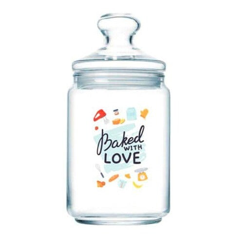 Backed with Love Jar 1L Clear - Diqqawi Plates