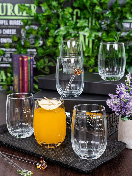 380Ml Glass Juice Tumbler - Diqqawi Plates