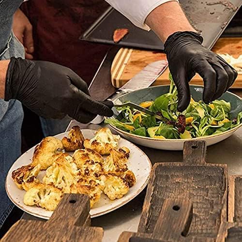 Falcon Black Vinyl Gloves – Powder-Free (100 Pcs) - Diqqawi Plates