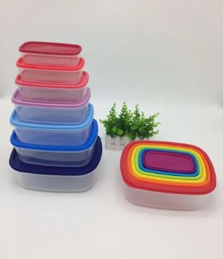 7pcs Plastic Storage Box Set2 - Diqqawi Plates