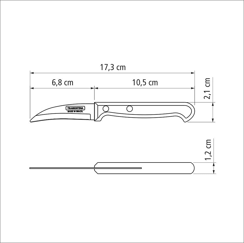 3 inch Peeling Knife Ultracorte - Diqqawi Plates