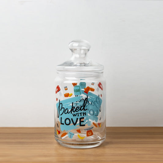 Backed with Love Jar 1L Clear - Diqqawi Plates
