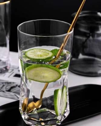 325ML Dimond Blade Edge Tumbler Glass for water - Diqqawi Plates