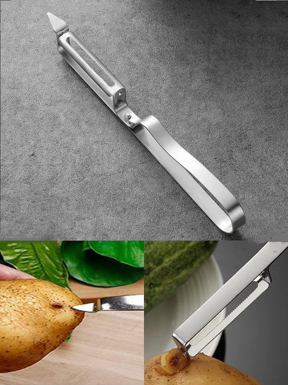 Kitchen Peeler and Clip Knife Set - Diqqawi Plates
