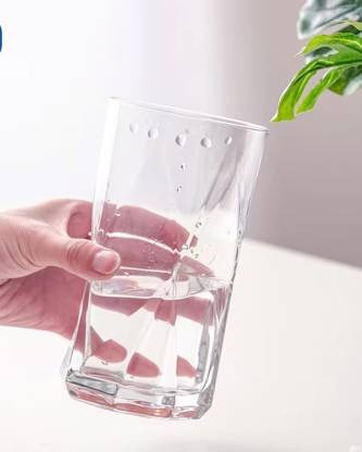 325ML Dimond Blade Edge Tumbler Glass for water - Diqqawi Plates
