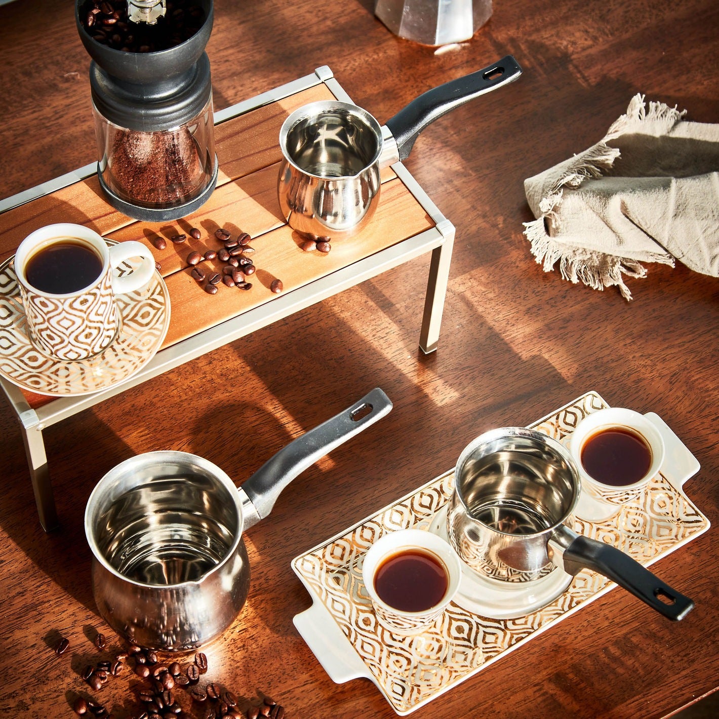 High Quality Arabia Coffee Warmer Set - Diqqawi Plates
